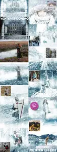 GraphicRiver - Winter is Coming Photoshop Snowing Effect Action