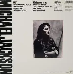 Michael Jackson ‎– Bad (1987) [LP,1st Japan Press,DSD128]