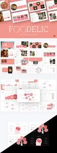 Foodelic Pink Minimalist Food PowerPoint