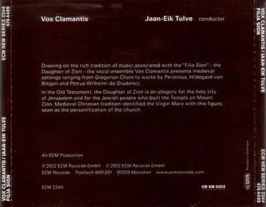Vox Clamantis, Jaan-Eik Tulve - Filia Sion (2012)