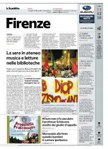 la Repubblica Firenze - 14 Dicembre 2018