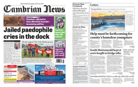 Cambrian News Arfon & Dwyfor – 10 January 2020