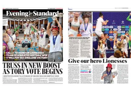 London Evening Standard – August 01, 2022