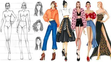 Fashion Drawing Course From Beginner To Advanced (updated 10/2022)