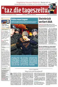Tageszeitung TAZ vom 07 Dezember 2011