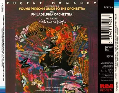 David Bowie, Eugene Ormandy & The Philadelphia Orchestra - Prokofiev - Peter And The Wolf (1978) {RCA Red Seal RD82743}