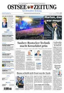 Ostsee Zeitung Greifswalder Zeitung - 03. September 2018