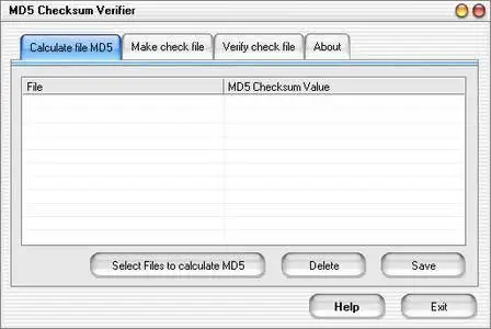 MD5 Checksum Verifier 6.1