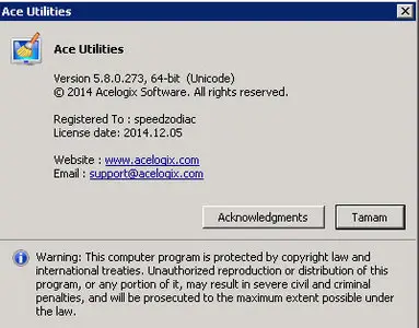 Ace Utilities 5.8.0 Build 273 (x64)