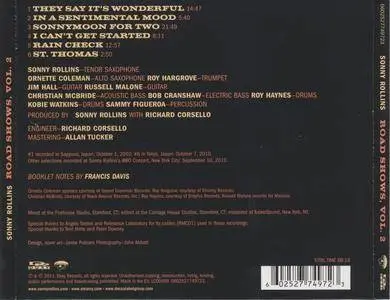 Sonny Rollins - Road Shows, Vol. 2 (2011) {Doxy Records 0602527749723 rec 2010}