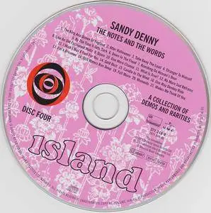 Sandy Denny - The Notes and the Words: A Collection of Demos and Rarities (2012) {4CD Set Island 371 246-9 rec 1966-1978}