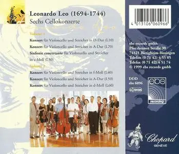 Julius Berger - Leonardo Leo: Cello Concertos (2000)