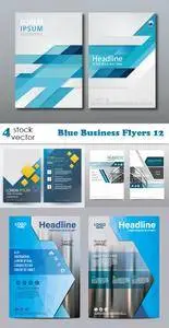Vectors - Blue Business Flyers 12