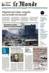 Le Monde du Vendredi 14 Août 2015