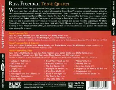 Russ Freeman - Trio & Quartet (2010) {Fresh Sound}