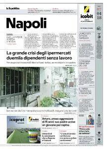 la Repubblica Napoli - 7 Aprile 2018