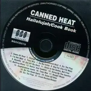 Canned Heat - Hallelujah / Cook Book (1969/1970) {2003, 2LPs on 1CD}