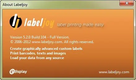 LabelJoy 5.2.0 Build 104