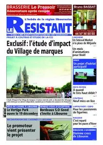 Le Journal Le Résistant - 03 novembre 2018