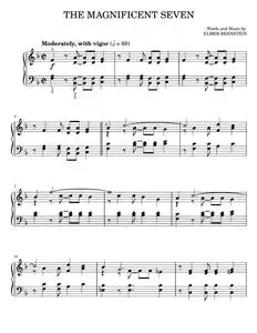 The magnificent seven - Elmer Bernstein (Easy Piano)