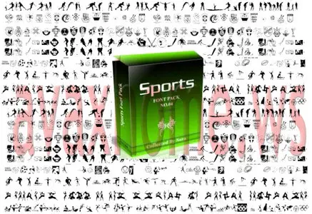 Sports Symbol Font Pack
