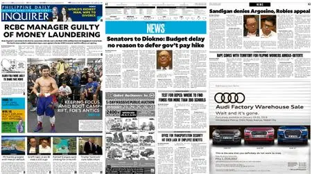 Philippine Daily Inquirer – January 11, 2019
