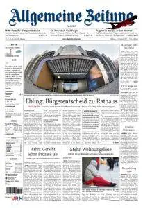 Allgemeine Zeitung Mainz - 15. November 2017