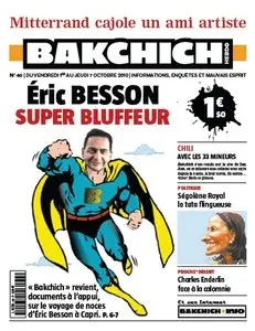Bakchich Hebdo N°40 - 1er au 7 Octobre 2010