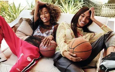 Anais Mali and Jourdan Dunn by Victor Demarchelier for Glamour US June 2017