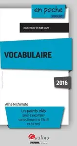 Vocabulaire 2016