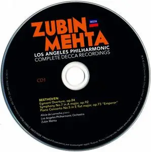 Zubin Mehta and Los Angeles Philharmonic - Complete Decca Recordings (2020) {38CD Box Set, Decca 485 0374}