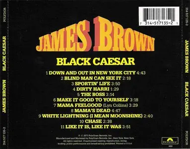 James Brown - Black Caesar (Soundtrack) (1973) {1992 Polydor} **[RE-UP]**