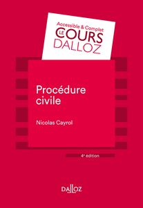 Procédure civile. 4e éd. - Nicolas Cayrol