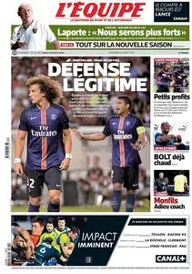 L'Equipe du Vendredi 21 Août 2015