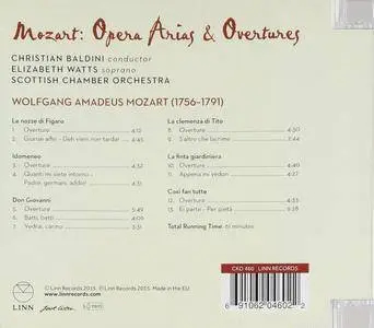 Elizabeth Watts, Scottish CO & Christian Baldini - Mozart: Opera Arias and Overtures (2015) [Official Digital Download 24/96]