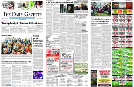 The Daily Gazette – March 18, 2019