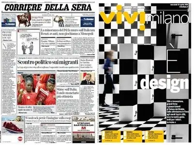 Il Corriere della Sera (15-04-15) + Vivi Milano