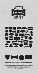 Vector Label Badge Shapes