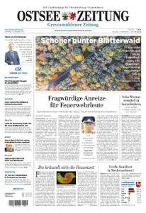 Ostsee Zeitung Grevesmühlener Zeitung - 17. Oktober 2017