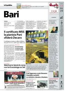 la Repubblica Bari - 13 Gennaio 2019