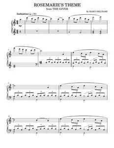 Rosemarie's Theme - Marco Beltrami (Piano Solo)