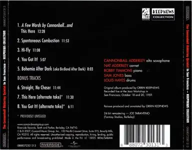 Cannonball Adderley - Cannonball Adderley In San Francisco (1959) {2007 Riverside} [Keepnews Collection Complete Series]