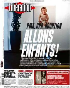 Libération du Jeudi 8 Décembre 2016