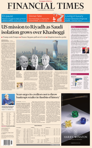 Financial Times Europe - 16 October 2018