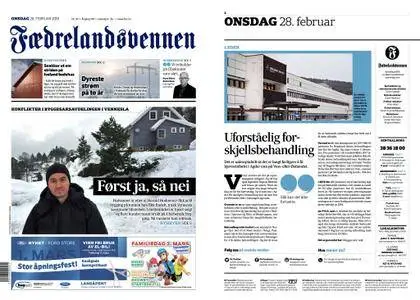 Fædrelandsvennen – 28. februar 2018