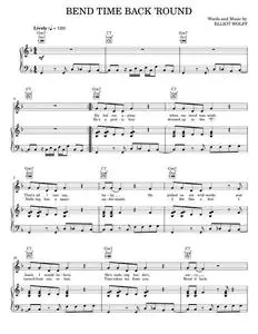 Bend Time Back 'Round - Paula Abdul (Piano-Vocal-Guitar)