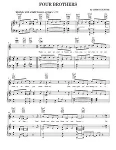 Four Brothers - Jimmy Giuffre (Piano-Vocal-Guitar)