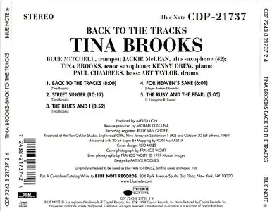 Tina Brooks - Back to the Tracks (1998)