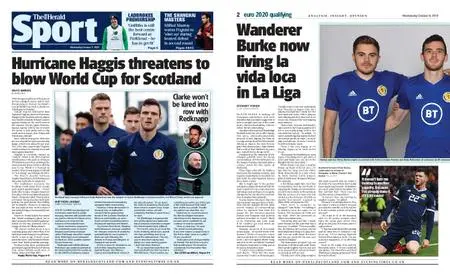 The Herald Sport (Scotland) – October 09, 2019