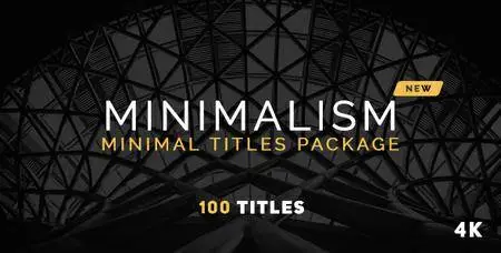 Minimalism New - Project for After Effects (VideoHive)